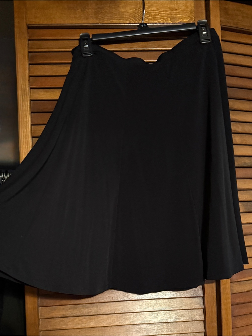 liz & co. Black A-Line Skirt